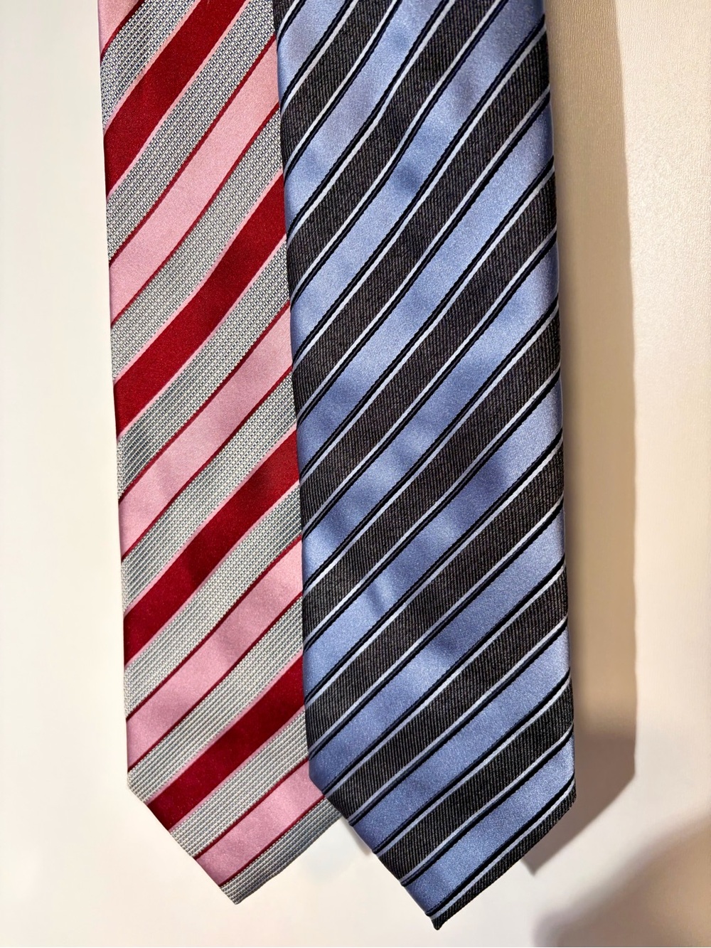 2-for-1 Zegna Striped Silk Ties Made in Italy